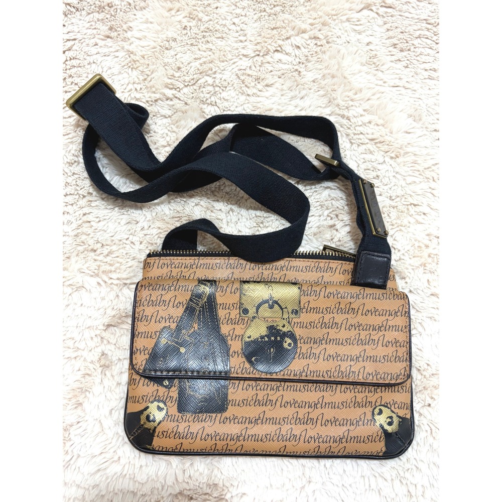 VINTAGE L.A.M.B. Gwen Stefani Love Angel Music Baby Calligraphy Crossbody Bag